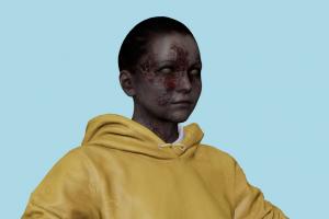 RE Valerie Resident-Evil, RE, resident, evil, zombie, female, girl, woman, people, xna, characters, rigged